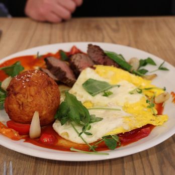 The Garden Table - Steak and eggs. Those hash browns are killer - Breakfast & Brunch Near Me - Indianapolis, Indiana The Garden Table - Steak and eggs. Those hash browns are killer - Breakfast & Brunch Near Me - Indianapolis, Indiana