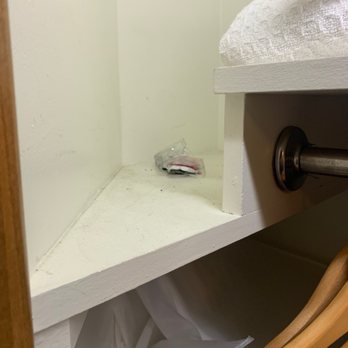 Humphreys Half Moon Inn - Trash in closet - San Diego, CA
