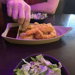 Yamato Steak House Of Japan - Tempura and shrimp Amazing. Burned our mouths but it was worth it