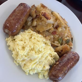 Tramway Diner - Scrambled eggs & sausage - Diners Near Me - New York, New York Tramway Diner - Scrambled eggs & sausage - Diners Near Me - New York, New York