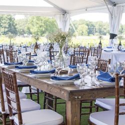 CK Catering - Farm Table, table scape @ 12 Corners Vineyards