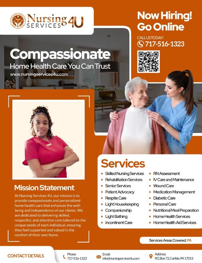 Nursing Services 4U - home care agency in Carlisle, PA
