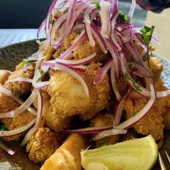 Aromas del Peru - Causa de pescado - Peruvian Near Me - Miami, Florida Aromas del Peru - Causa de pescado - Peruvian Near Me - Miami, Florida
