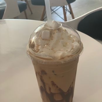 Copenhagen Cafe - S'mores latte iced - Gelato Near Me - Tarpon Springs, Florida
