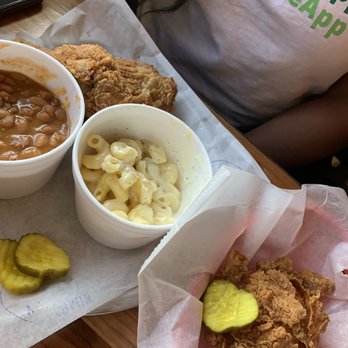 Tumble 22 Chicken Joint - 1/4 Dark, Beans and Mac & Cheese - Chicken Wings Near Me - Austin, Texas Tumble 22 Chicken Joint - 1/4 Dark, Beans and Mac & Cheese - Chicken Wings Near Me - Austin, Texas