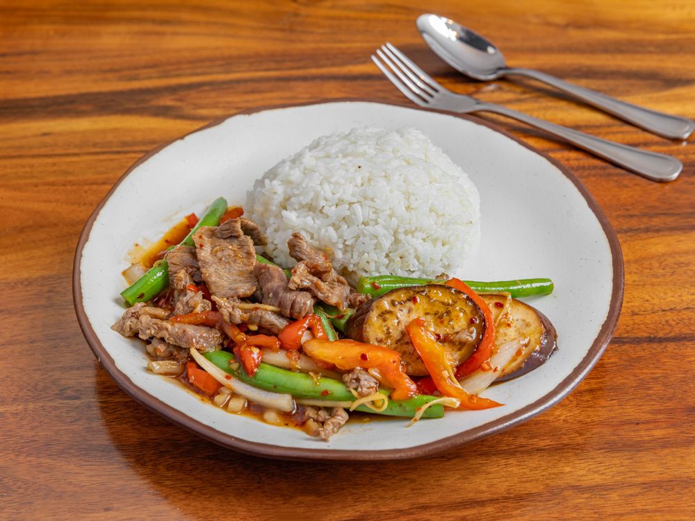 Food from Rice Away Thai Express