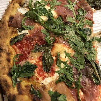 Table 87 - Brooklyn Heights - Prosciutto and arugula pizza as soon as it arrives. Really? Dominoes does a better job. - Pizza Near Me - Brooklyn, New York Table 87 - Brooklyn Heights - Prosciutto and arugula pizza as soon as it arrives. Really? Dominoes does a better job. - Pizza Near Me - Brooklyn, New York