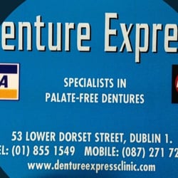 Denture Express Clinic - Business card.