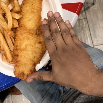 The Chipper - Bigger than my hand! - Fish & Chips Near Me - Katy, Texas The Chipper - Bigger than my hand! - Fish & Chips Near Me - Katy, Texas