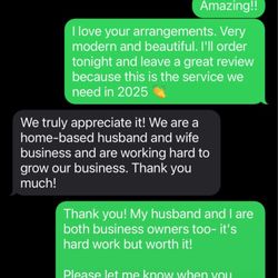 Hashtag Florist - More texts at 8:30 pm to make a happy customer!