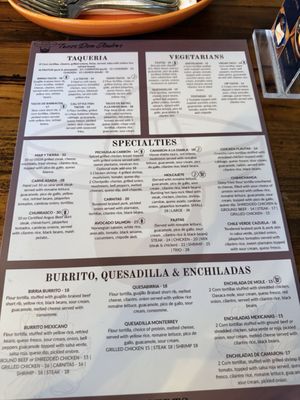 Menu photo 3 Tacos don Andres Kissimmee, FL