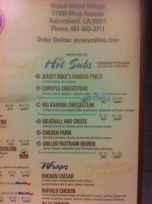 Menu photo 2 Jersey Mike's Subs Bakersfield, CA Menu photo 2 Jersey Mike's Subs Bakersfield, CA