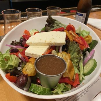 Venture Kitchen And Bar - Best damn Greek salad south of Greece, Chef'd up with sun dried and heirloom tomatoes - Pizza Near Me - Hampton, Virginia