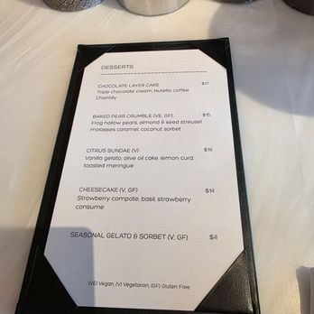 Skywalker Grill - Dessert menu - Seafood Near Me - Los Angeles, California