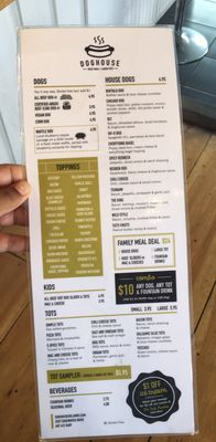 Menu photo 6 Doghouse Orlando, FL