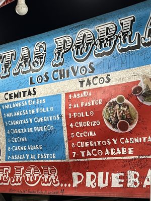 Menu photo 1 Cemitas Poblanas Los Chivos Los Angeles, CA Menu photo 1 Cemitas Poblanas Los Chivos Los Angeles, CA