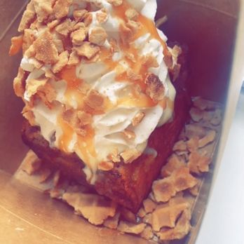 The American Taco - Fried bread pudding - Food Trucks Near Me - Virginia Beach, Virginia The American Taco - Fried bread pudding - Food Trucks Near Me - Virginia Beach, Virginia