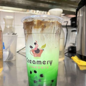 Creamery Teahouse - Pandan Latte - Coffee & Tea Near Me - Houston, Texas Creamery Teahouse - Pandan Latte - Coffee & Tea Near Me - Houston, Texas