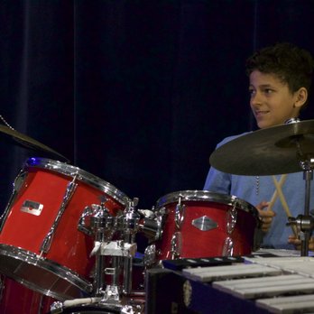 Dirigo Music Academy - One of our drumset students during our 2017 Spring Student Concert! - Musical Instruments & Teachers Near Me Dirigo Music Academy - One of our drumset students during our 2017 Spring Student Concert! - Musical Instruments & Teachers Near Me