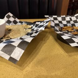 RibCrib BBQ - Chips and Queso as well as the Crib-Seasoned Fries
