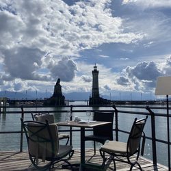 Swiss Restaurant im Hotel Helvetia - View from the patio