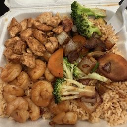 Hibachi chicken and shrimp Hibachi chicken and shrimp