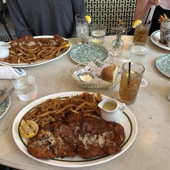 The Angie - Chicken Milanese with fries and smash burgers - Bars Near Me - Arlington, Virginia The Angie - Chicken Milanese with fries and smash burgers - Bars Near Me - Arlington, Virginia