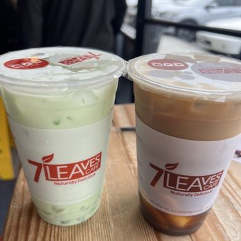 7 Leaves Cafe - Mung Bean Milk Tea & Oolong Milk Tea - Coffee & Tea Near Me - Torrance, California 7 Leaves Cafe - Mung Bean Milk Tea & Oolong Milk Tea - Coffee & Tea Near Me - Torrance, California