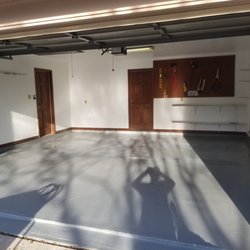 Walter Services - New sheetrock, resurfaced floor