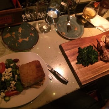 Ovelia - The pastitsio and horiatiko chicken - Greek Near Me - Astoria, New York