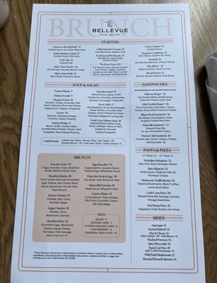 Menu photo 3 The Bellevue Chicago Chicago, IL Menu photo 3 The Bellevue Chicago Chicago, IL