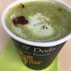 Fiji Coffee Bar - Matcha latte with cinnamon and honey