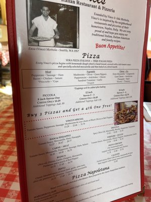 Vince's Italian Restaurant & Pizzeria by null