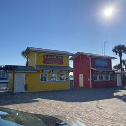 View of the front building where you check in.