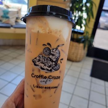 Croffle Craze Cafe - Thai Iced Tea - Coffee & Tea Near Me - Redding, California