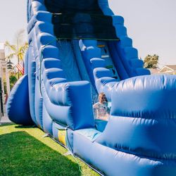 Our Inflatable Water Slides in local neighborhoods!