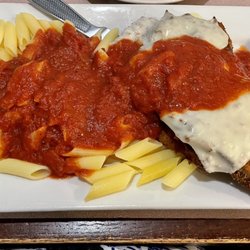 Tony's Place - Veal and Eggplant Parmigiana with GF ziti