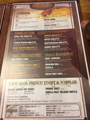 Menu photo 4 Copper Canyon Cafe Albuquerque, NM