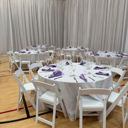 Tambriz Party Rentals - Elevating every table, one detail at a time Glassware, china, tables, chairs & flatware provided by us