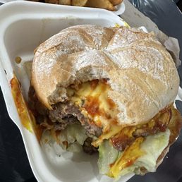 Double Burger (half pound) Double Burger (half pound)