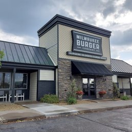 Exterior outside entrance of Milwaukee Burger Company - Sports Bar & Grill - Franklin, Wisconsin Exterior outside entrance of Milwaukee Burger Company - Sports Bar & Grill - Franklin, Wisconsin