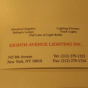 Eighth Avenue Lighting - Handy - Lighting Stores Near Me - New York, New York Eighth Avenue Lighting - Handy - Lighting Stores Near Me - New York, New York