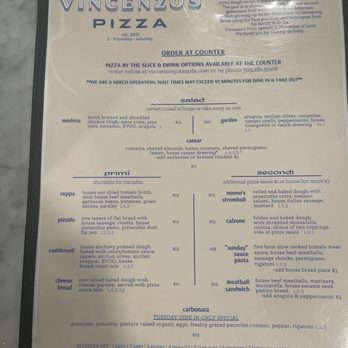 Vincenzo's Pizza - Menu - Pizza Near Me - Portland, Oregon Vincenzo's Pizza - Menu - Pizza Near Me - Portland, Oregon
