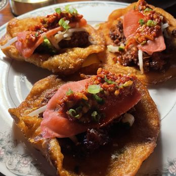 Strong Water Anaheim - Korean braised pork tacos - Tiki Bars Near Me - Anaheim, California Strong Water Anaheim - Korean braised pork tacos - Tiki Bars Near Me - Anaheim, California