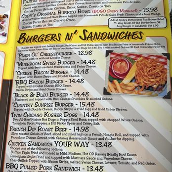 Cody's Original Roadhouse - Menu - Barbeque Near Me - The Villages, Florida Cody's Original Roadhouse - Menu - Barbeque Near Me - The Villages, Florida