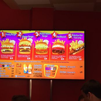 Krusty Burger - Burgers Near Me - Universal City, California Krusty Burger - Burgers Near Me - Universal City, California