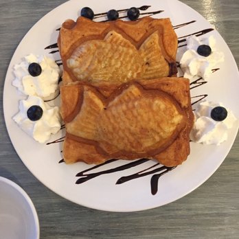 Cafe Taiyaki 52 - Crunch Naked Duo (hazelnut) Solid infinity out of 10; may be me and my girlfriend's favourite filling and batter. So sweet! - Desserts Near Me - Halifax, Nova Scotia Cafe Taiyaki 52 - Crunch Naked Duo (hazelnut) Solid infinity out of 10; may be me and my girlfriend's favourite filling and batter. So sweet! - Desserts Near Me - Halifax, Nova Scotia