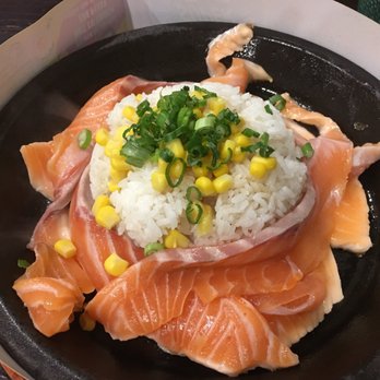 Super Pan - #5 (the salmon gets cooked right away with the pan) just incase if youre worried that its full raw - Teppanyaki Near Me - San Francisco, California Super Pan - #5 (the salmon gets cooked right away with the pan) just incase if youre worried that its full raw - Teppanyaki Near Me - San Francisco, California