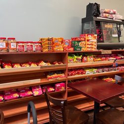 Sonia Cafe - Indoor seating and snacks for sale