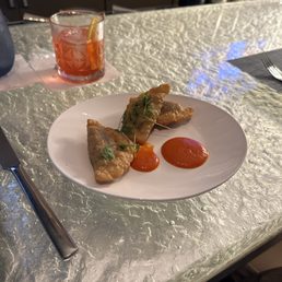 Duck Empanadas and Negroni Duck Empanadas and Negroni